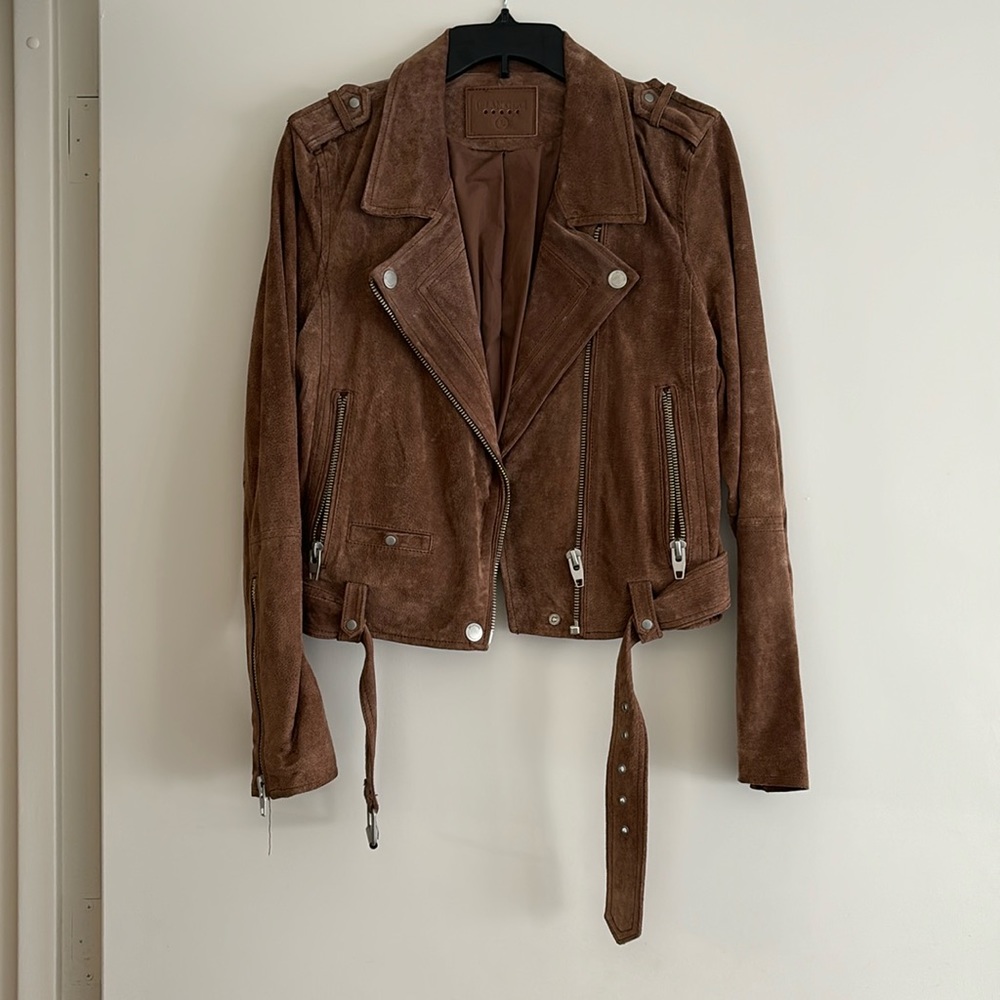 Blank NYC Suede Moto Jacket